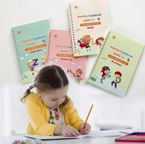 Magic Practice Copybook (4 Book + 10 Refill) (A-127)