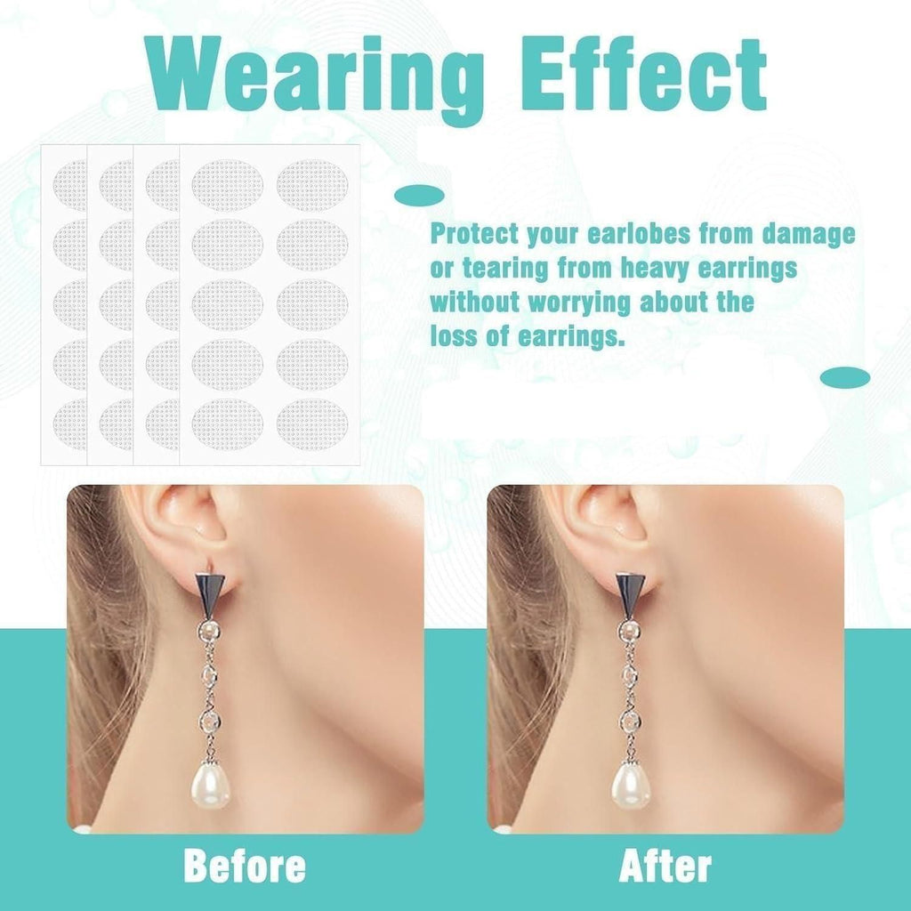 Premium Earlobe Support Patches (100 Pcs)D