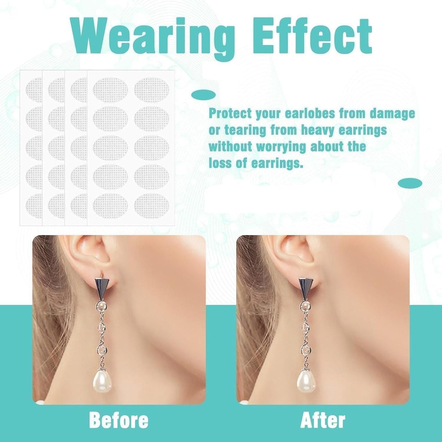 Premium Earlobe Support Patches (100 Pcs)D