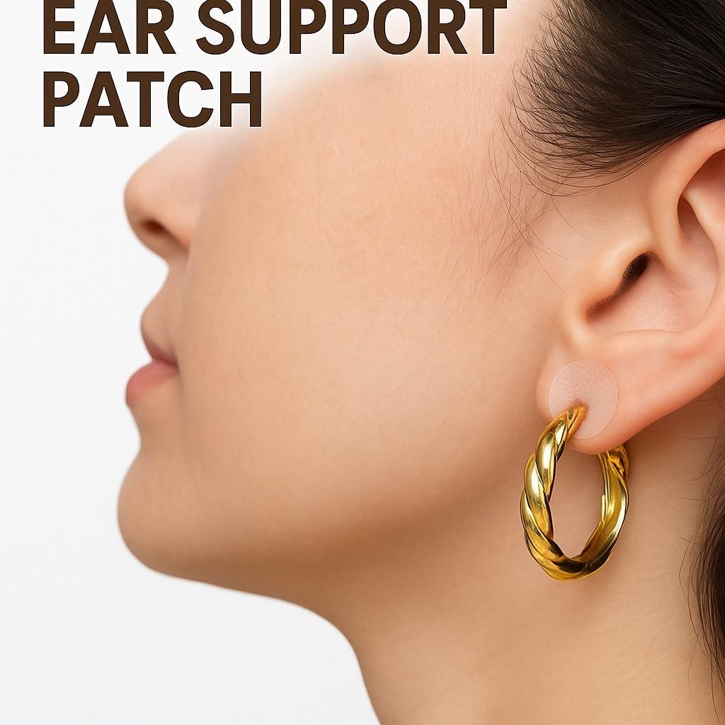 Premium Earlobe Support Patches (100 Pcs)D