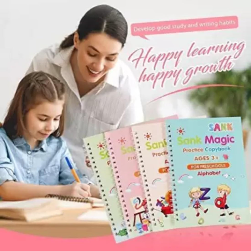Magic Practice Copybook (4 Book + 10 Refill) (A-127)