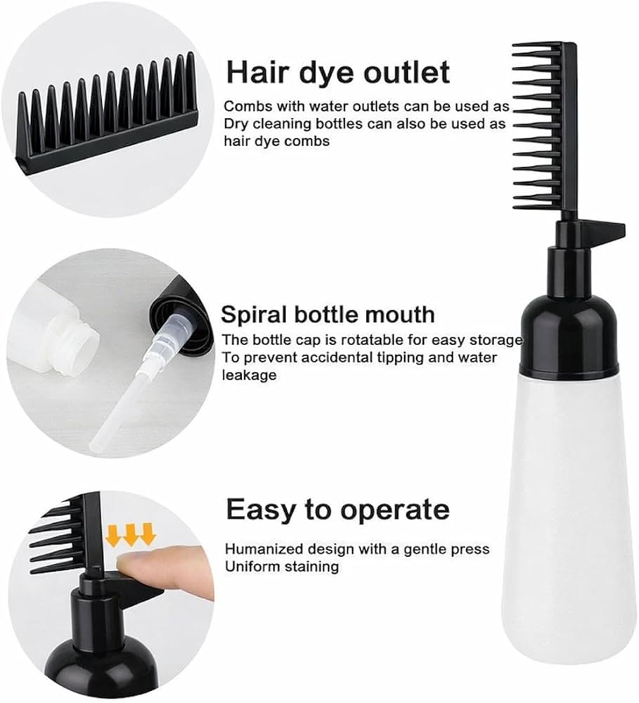 Bottle Root Comb dye bottal