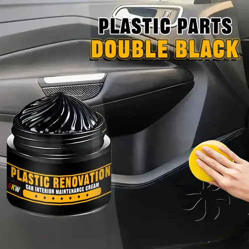 Trim & Plastic Restorer Black Paint free scrubber