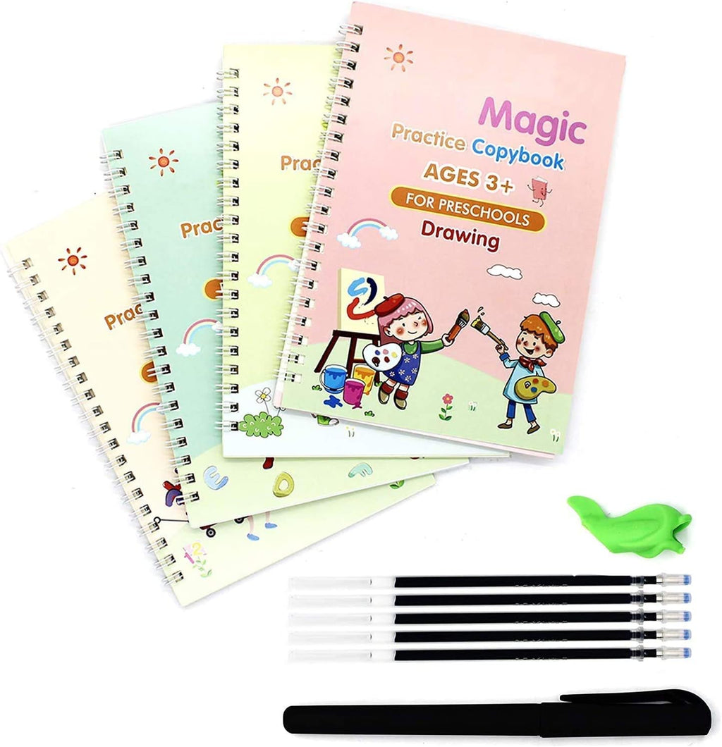 Magic Practice Copybook (4 Book + 10 Refill) (A-127)