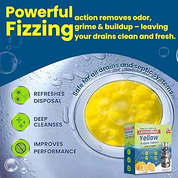 Lemon Blast Yellow Bubble Tablets (24pc)
