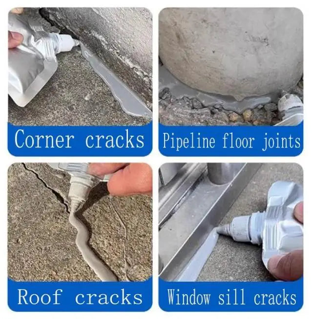 Heavy-Duty Concrete Crack Repair 200g Each (Pack Of 2)