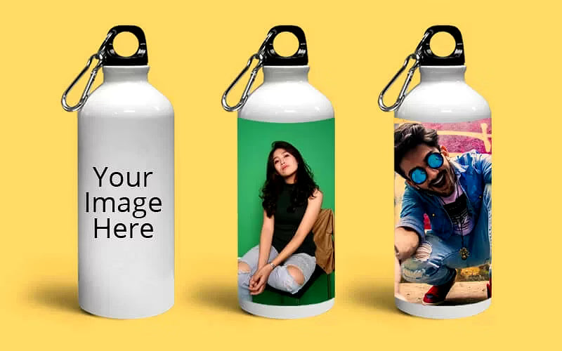 Aluminium Water Bottle with your Photo