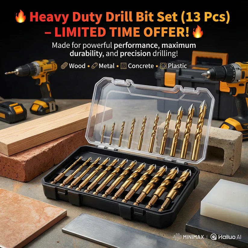 Drill Bits for Wood, Malleable Iron, Aluminium, Plastic  BT