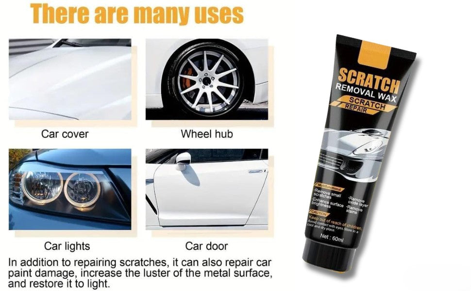 Car Scratch Removal Wax Pack of 2