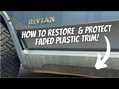 Trim & Plastic Restorer Black Paint free scrubber
