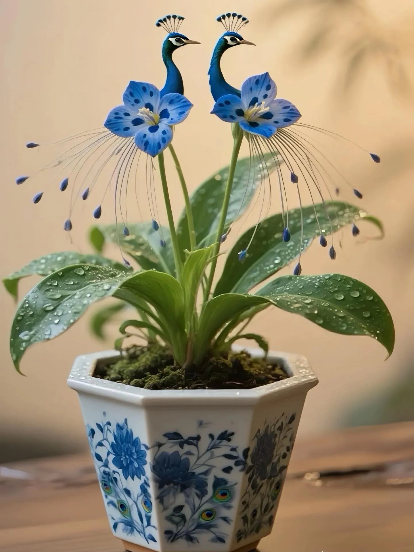 Vibrant Peacock Flower Seeds Pack of 2